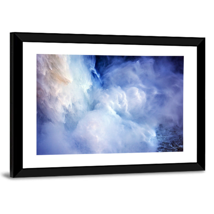 Snoqualme Falls Wall Art as a framed print