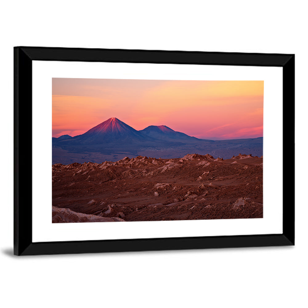 Valle De La Luna, Licancabur Volcano Wall Art