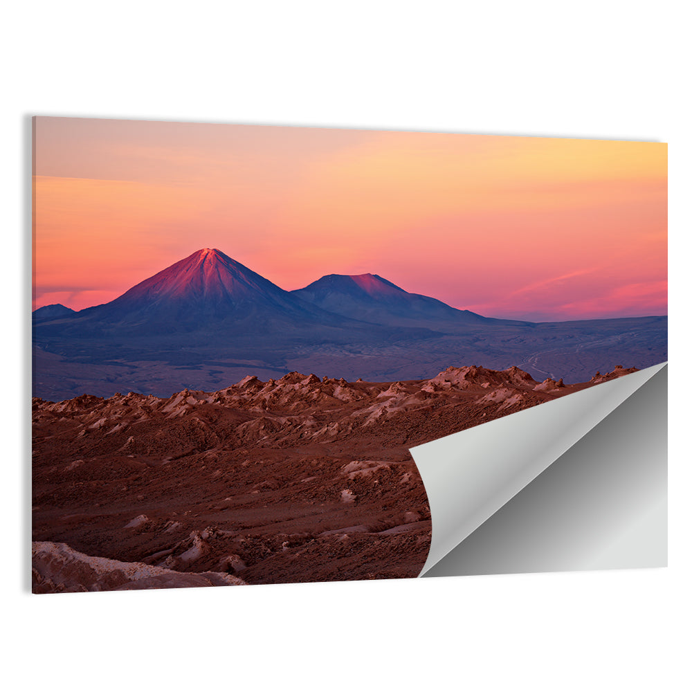 Valle de la Luna Volcanoes Wall Art