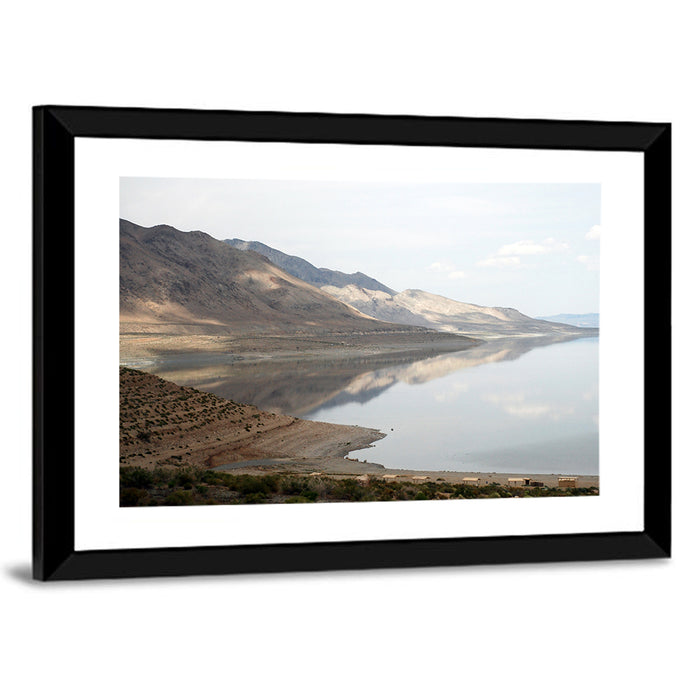 Walker Lake Reflections Wall Art as a framed print