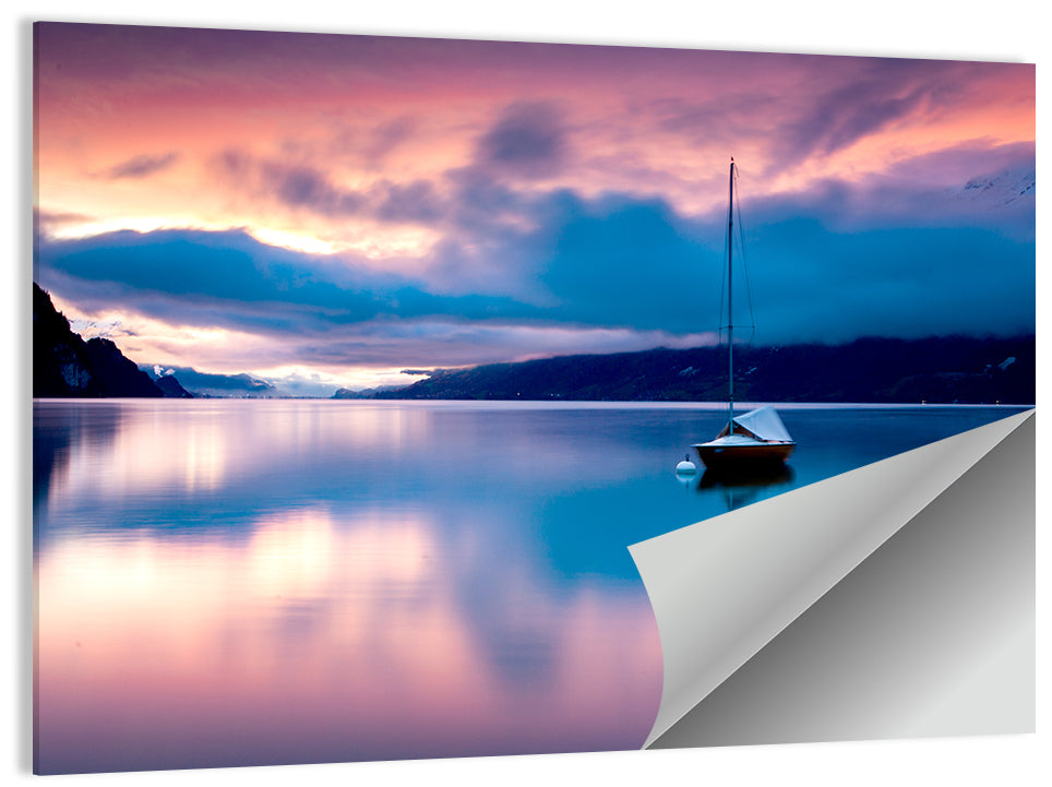 Lake Brienz at Dawn Wall Art