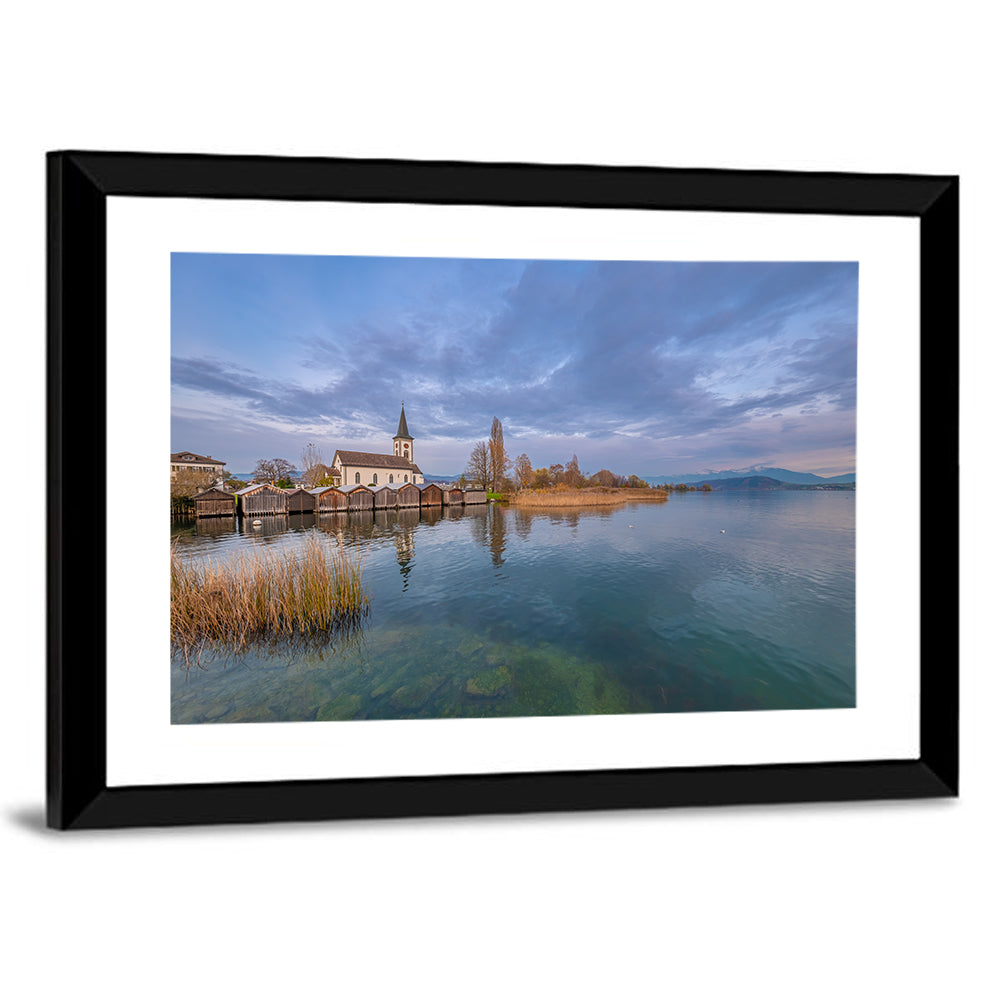 Lake Obersee Busskirch Church Wall Art