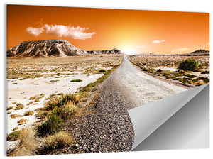 Infinite Desert Road Wall Art