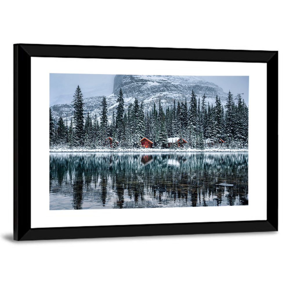 Lake O Hara Winter Wall Art