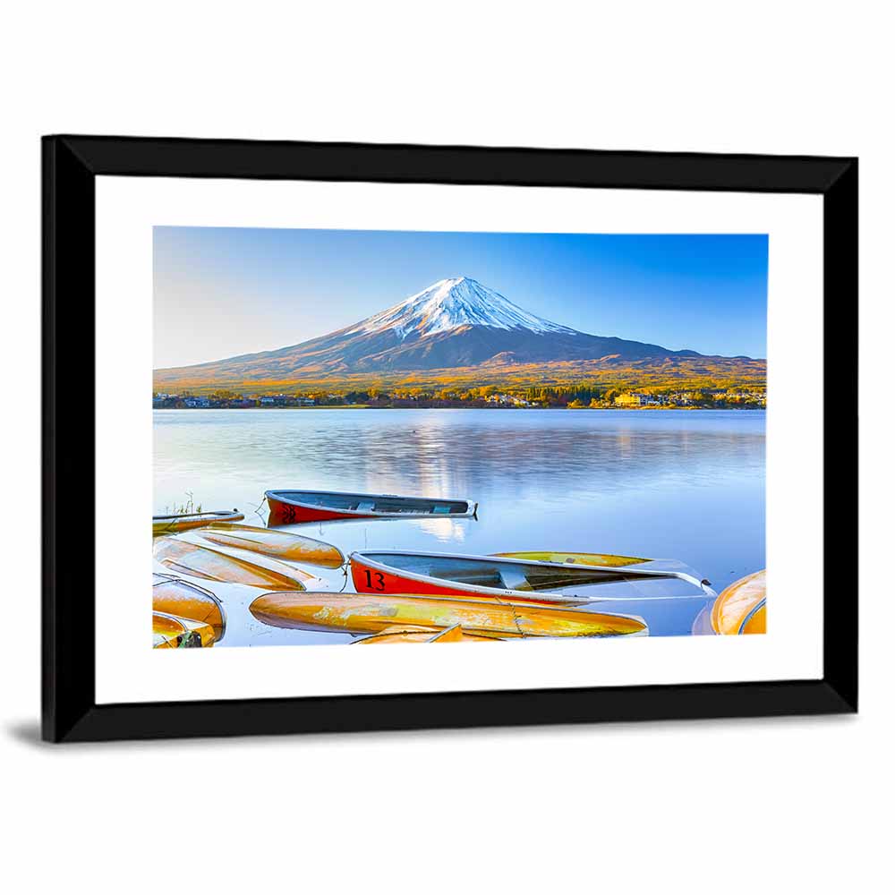 Fuji Mountain Near Kawaguchiko Lake Wall Art