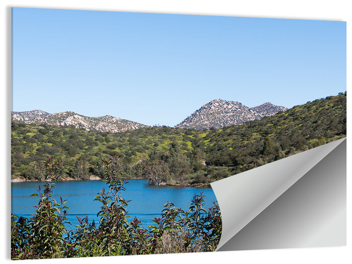Lake Jennings Landscape Wall Art as a poster print