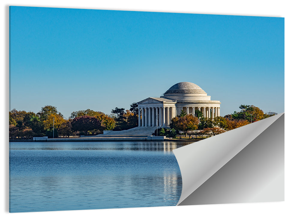 Thomas Jefferson Memorial Reflection Wall Art