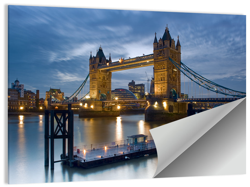 Tower Bridge at Blue Hour Wall Art
