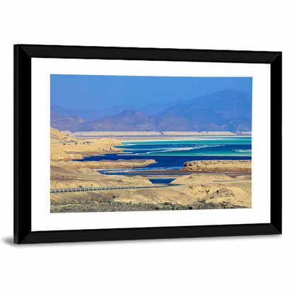 Salty Coastline Of Lake Assal Wall Art