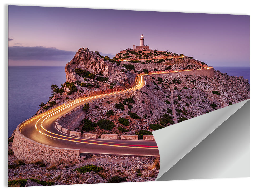 Formentor Lighthouse at Dusk Wall Art