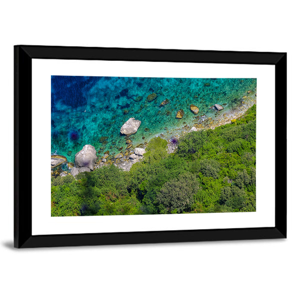 Capri Island Coast Wall Art