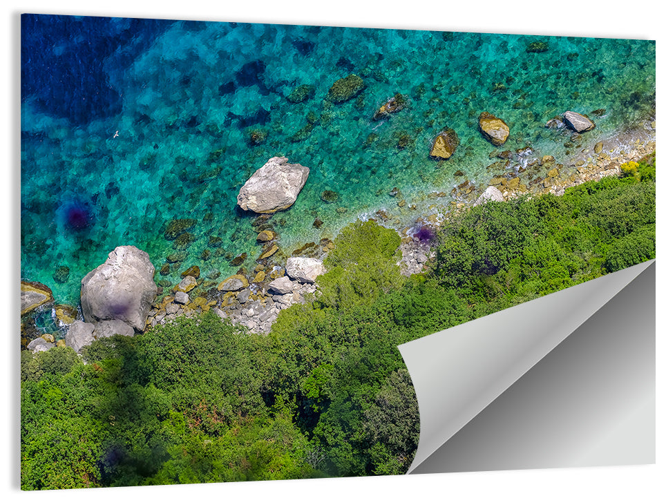 Capri Island Coast Wall Art