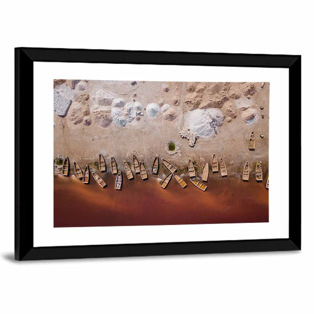 Pink Lake Retba Wall Art