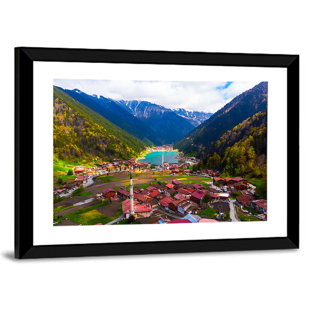 Uzungöl Village Overlook Wall Art