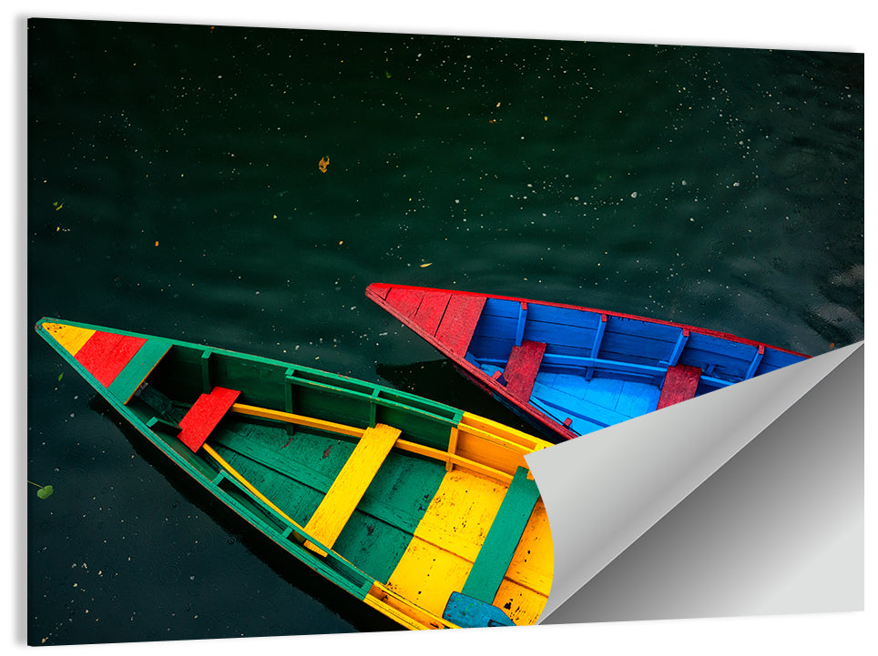 Colorful Boats Wall Art