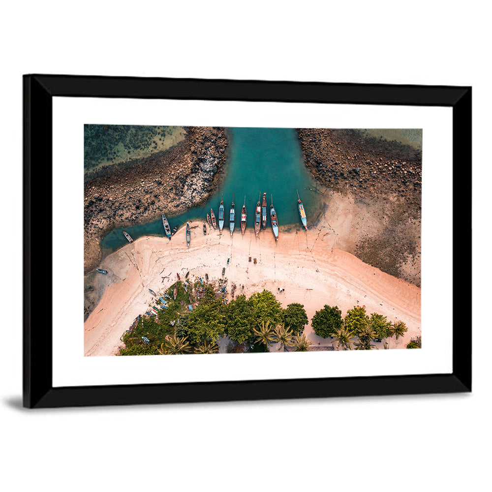 Koh Samui Long-tail Boats Wall Art