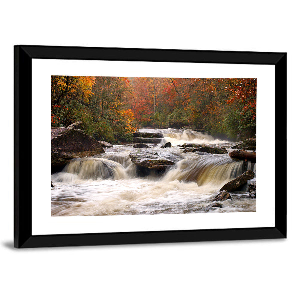Carolina River in Autumn Wall Art
