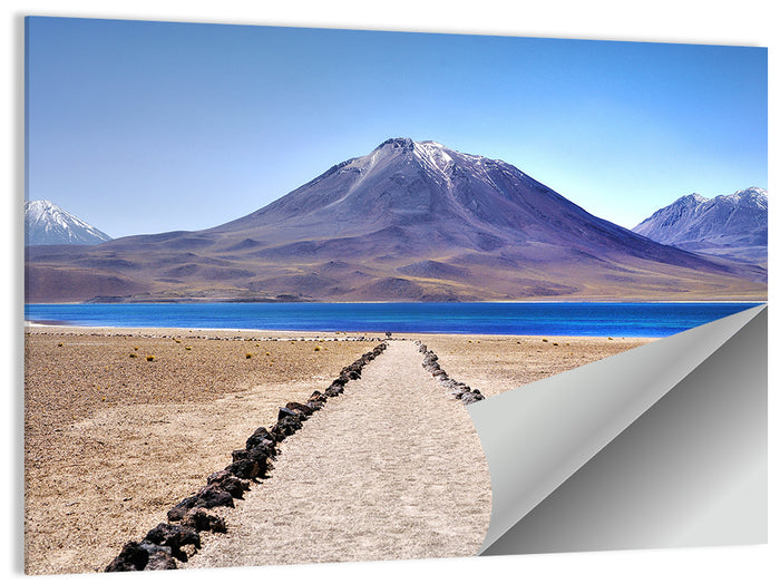 Volcanoes Around Laguna Miscanti Wall Art as a poster print
