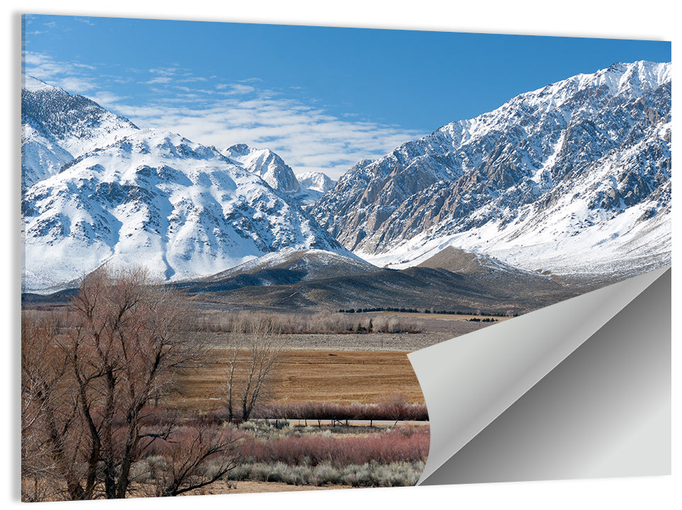 Eastern Sierra Nevada Mountains Wall Art