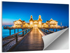 Sellin Pier at Twilight Wall Art