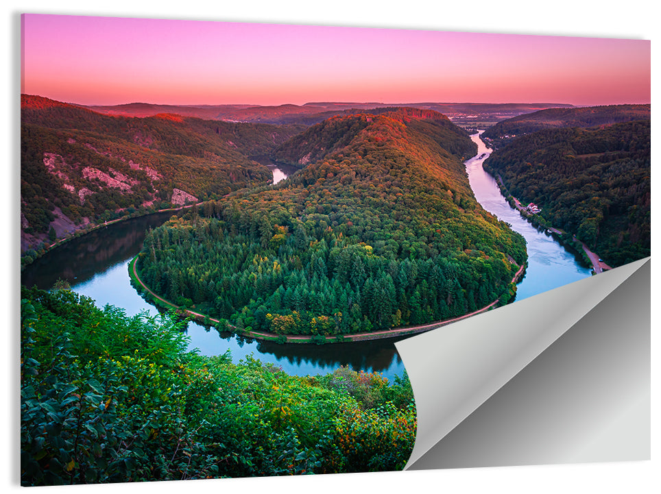 Saarschleife River Loop Wall Art