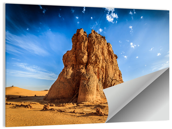 Algerian Desert Rock Carvings Wall Art as a poster print