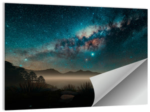 Milky Way at Night Wall Art