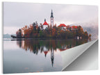 Lake Bled Morning Reflection Wall Art