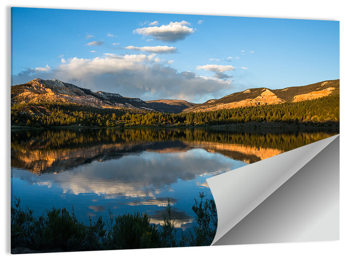 Bryce Canyon Lake Reflection Wall Art as a poster print
