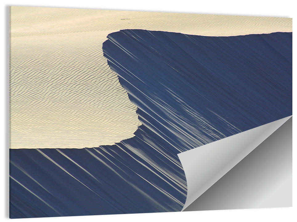 Minimalist Sand Dunes in Late Light Wall Art, poster print, landscape