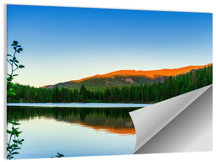 Bear Lake Morning Light, Estes Park Wall Art as a poster print