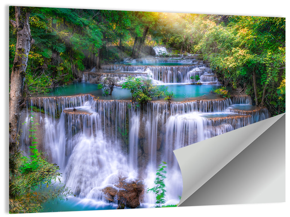 Huai Mae Kamin Waterfall Wall Art