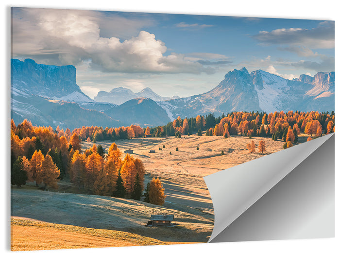 Autumn in the Dolomites Wall Art as a poster print