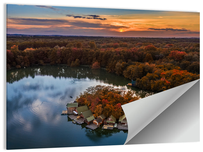 Lake Derito at Dusk Wall Art as a poster print