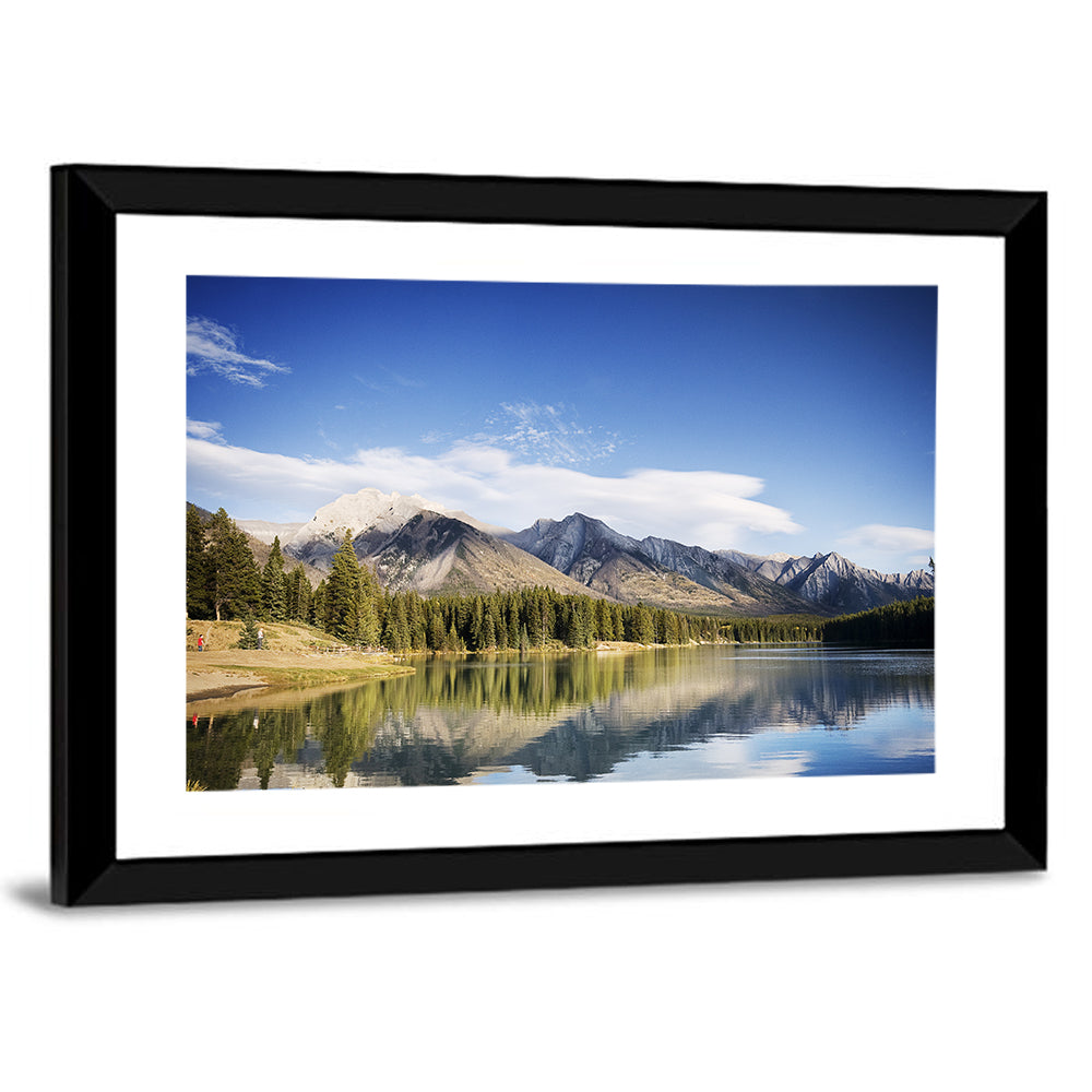 Minnewanka Lake Reflection Wall Art