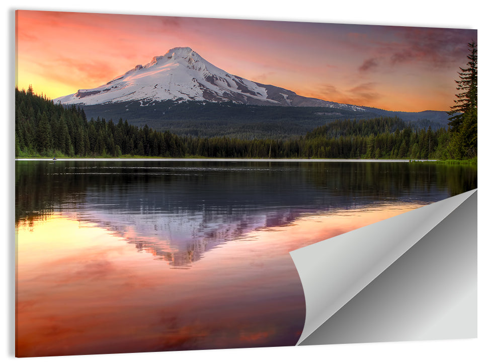 Mount Hood & Trillium Lake Wall Art