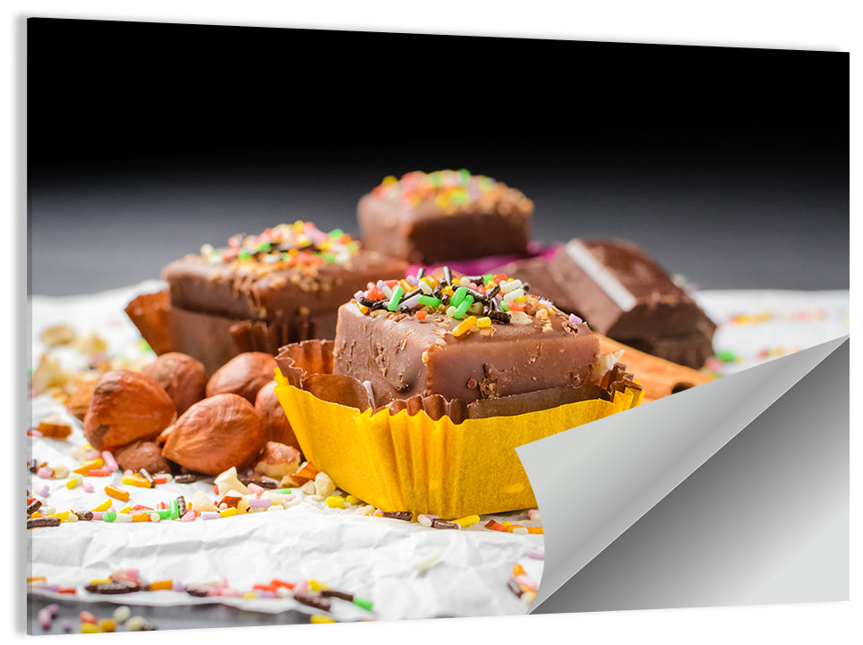 Chocolate Hazelnut Cookie Still Life Wall Art
