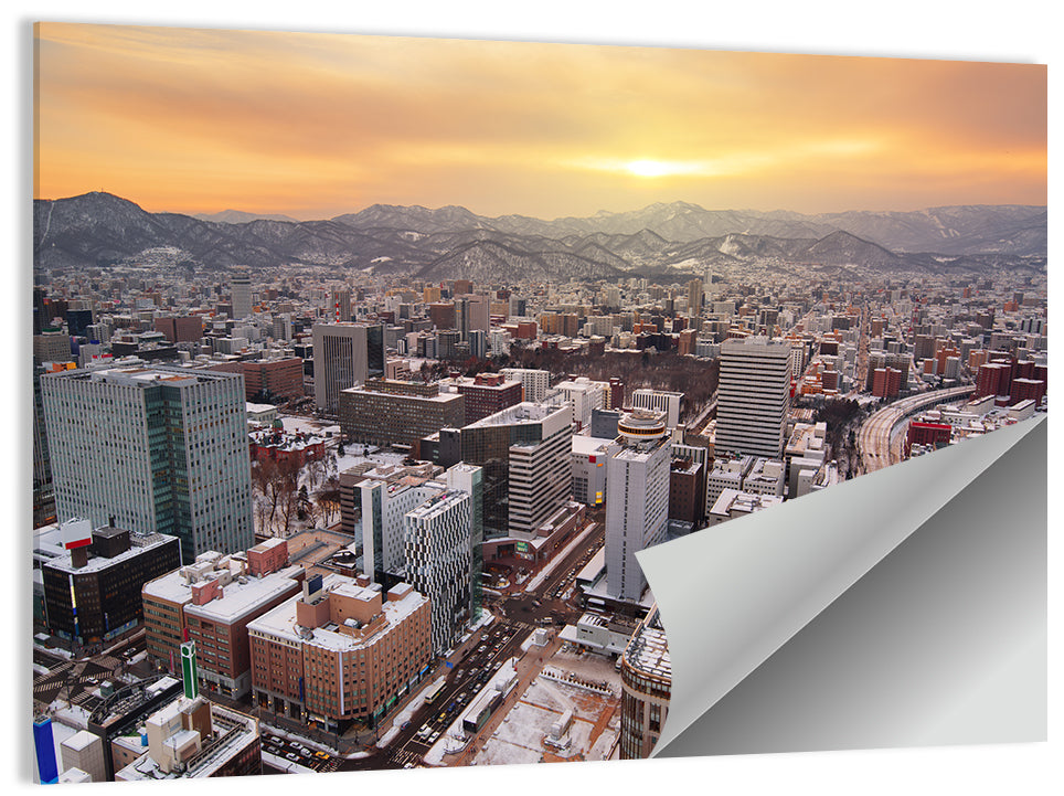 Sapporo Downtown Wall Art