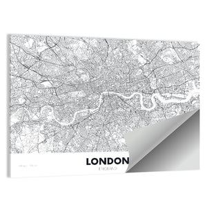 London City Map Wall Art