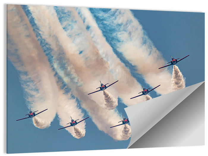 Patrulla Aguila Casa C-101 V Formation Wall Art as a poster print