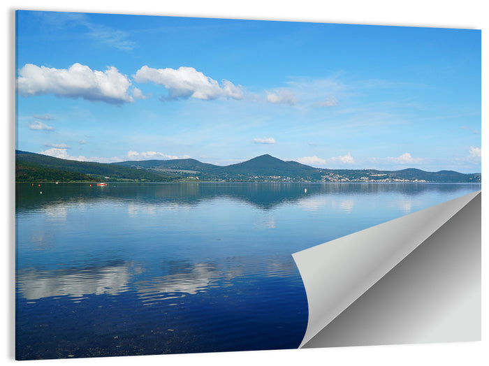 Lake Bracciano Reflection Wall Art as a poster print