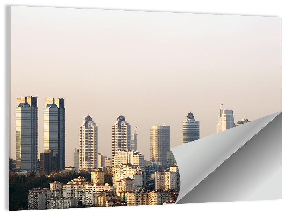 Levent Golden Hour Skyline Wall Art