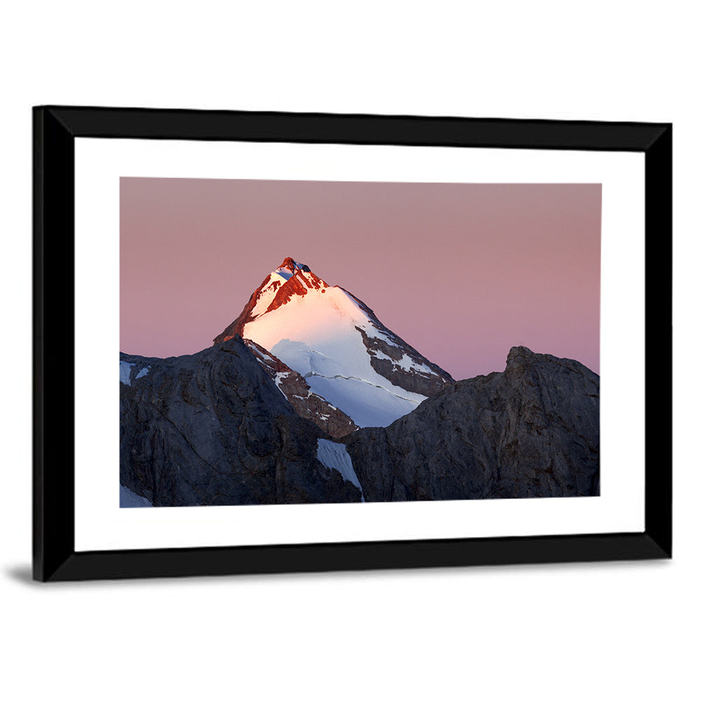 Mount Chimtarga Alpenglow Wall Art
