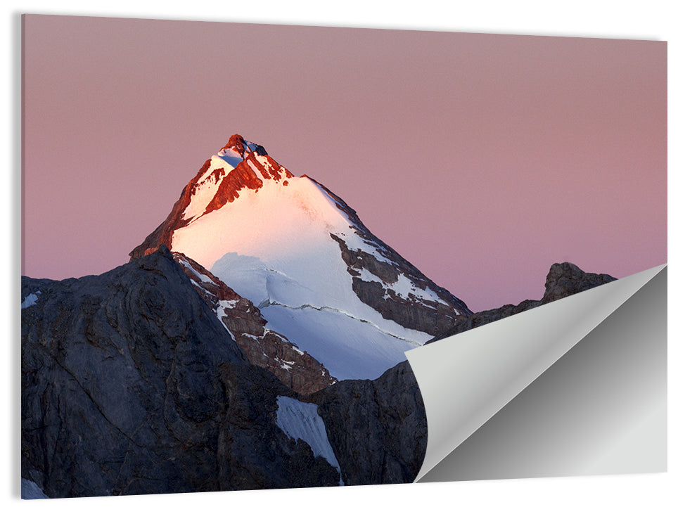 Mount Chimtarga Alpenglow Wall Art