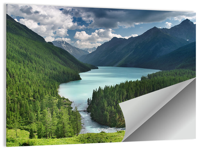 Kucherlinskoe Lake, Altai Wall Art as a poster print