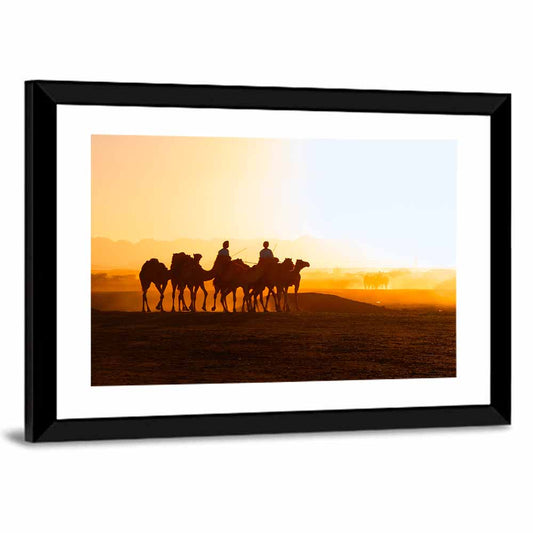 Omani Camel Riders Wall Art