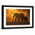 African Elephant Silhouette Wall Art