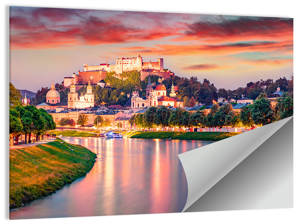 Salzburg Old Town Wall Art