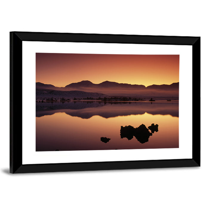 Mono Lake at Twilight Wall Art as a framed print