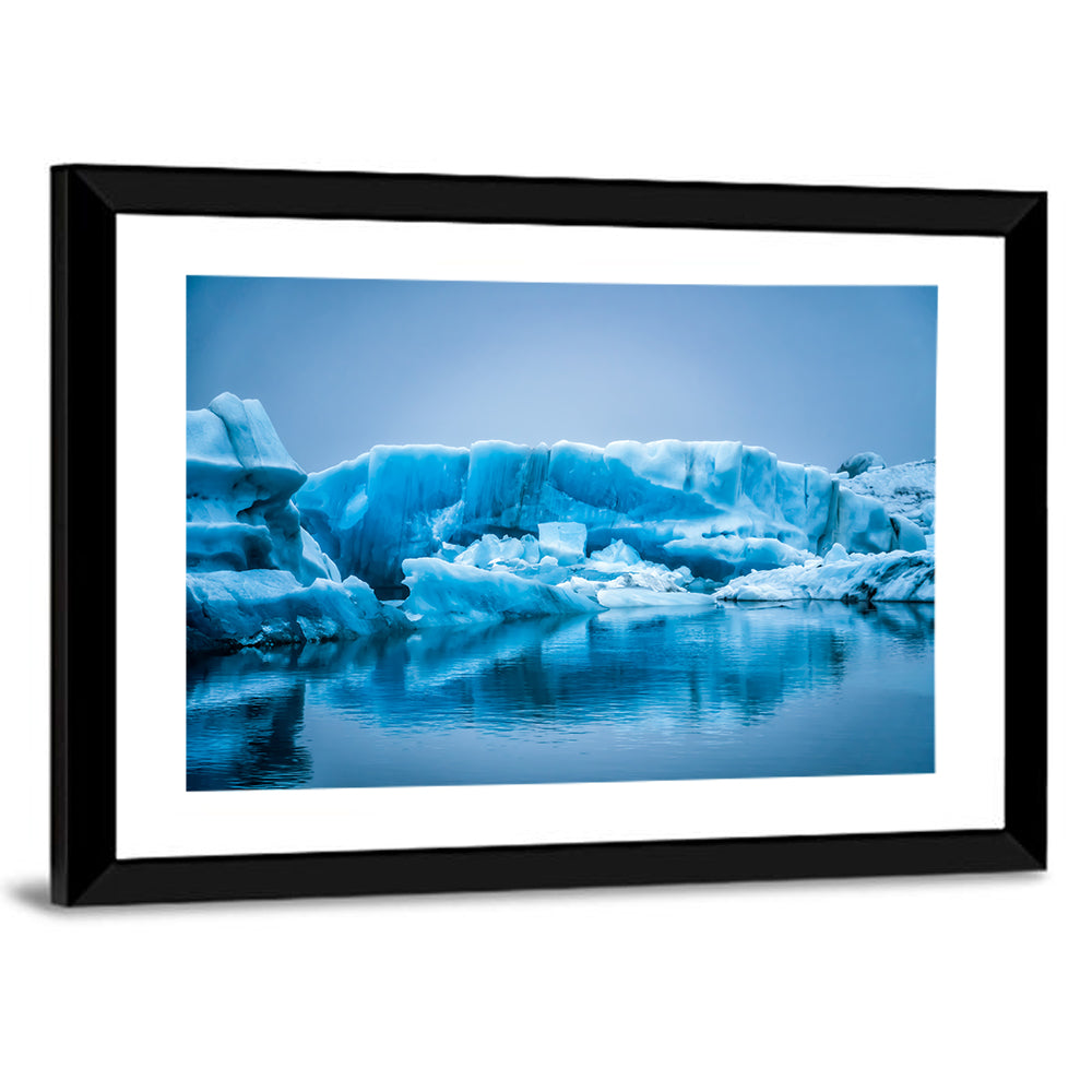 Icebergs in Jokulsarlon Wall Art